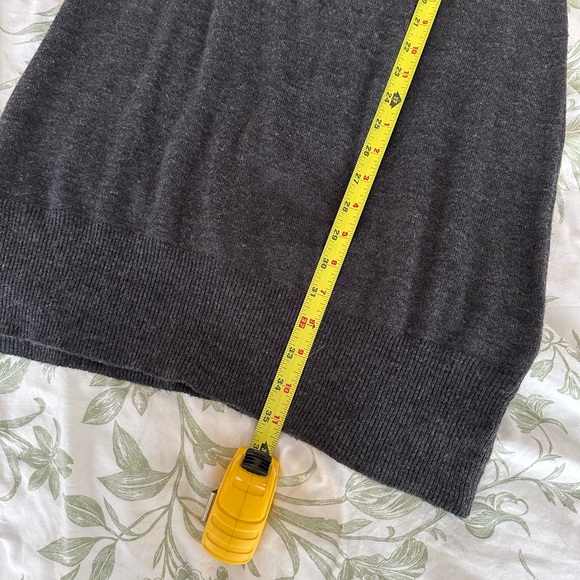 Long sleeve sweater dress with beaded detail on shoulders - Picture 8 of 8